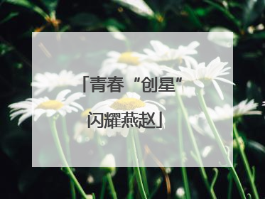 青春“创星” 闪耀燕赵