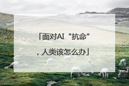 面对AI“抗命”，人类该怎么办