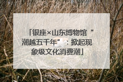 银座×山东博物馆“潮越五千年”：掀起现象级文化消费潮