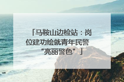 马鞍山边检站：岗位建功绘就青年民警“亮丽警色”