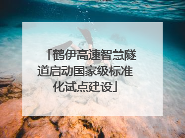 鹤伊高速智慧隧道启动国家级标准化试点建设