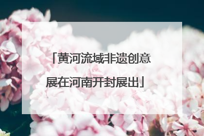 黄河流域非遗创意展在河南开封展出