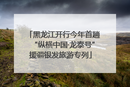 黑龙江开行今年首趟“纵横中国·龙泰号”援疆银发旅游专列