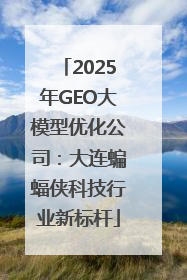 2025年GEO大模型优化公司：大连蝙蝠侠科技行业新标杆
