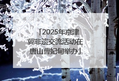 2025年京津冀非遗交流活动在唐山曹妃甸举办