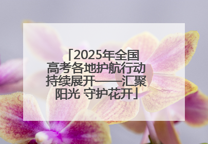 2025年全国高考各地护航行动持续展开——汇聚阳光 守护花开
