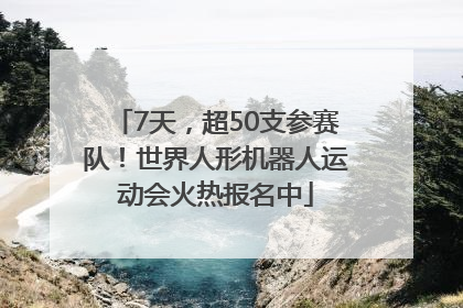 7天，超50支参赛队！世界人形机器人运动会火热报名中