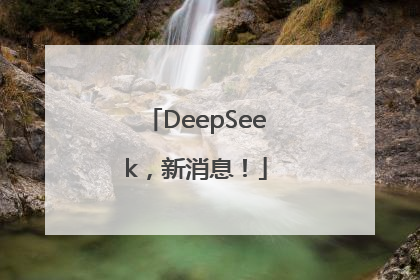 DeepSeek，新消息！